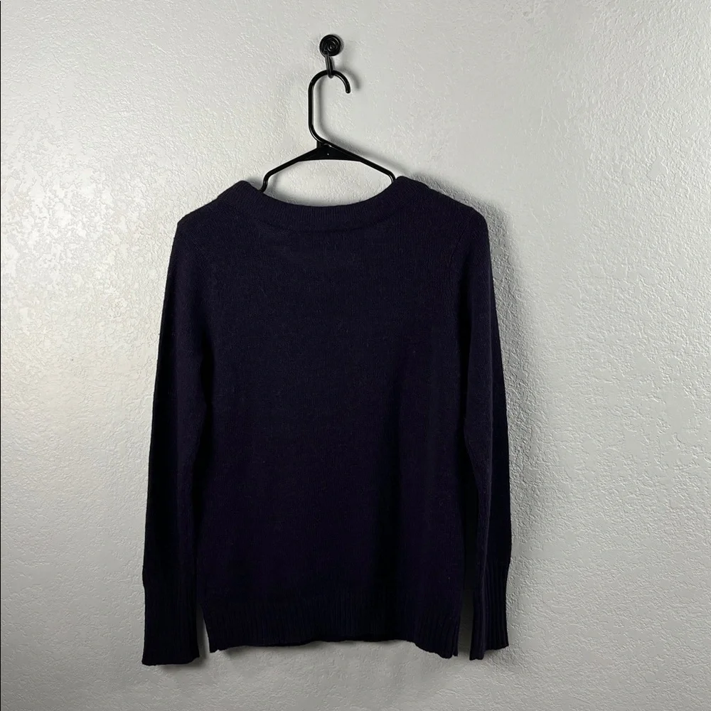 Vera Wang Lavender Mohair Women’s Alpaca Wool Blend Purple Brown Sweater Sz L